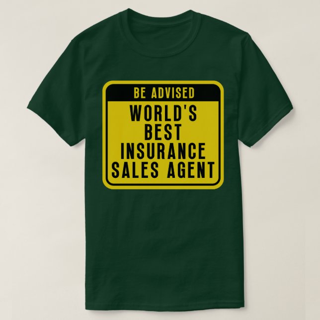 Bester Agent für Versicherungen 9 T-Shirt (Design vorne)