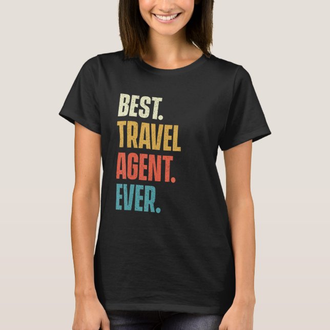 Bester Agent je Agentur Beraterplaner T-Shirt (Vorderseite)