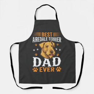 Bester Airedale-Terrier-Vater überhaupt Hundeliebh Schürze