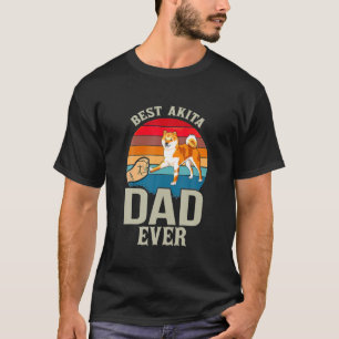 Bester Akita Vater je Hund Lover Geschenke Hausbes T-Shirt