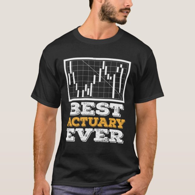 Bester Aktuar Aller Aktuare Data Science Statistik T-Shirt (Vorderseite)