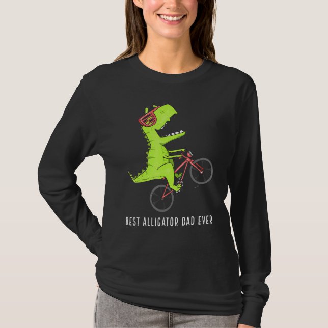 Bester Alligator-Vater je T-Shirt (Vorderseite)