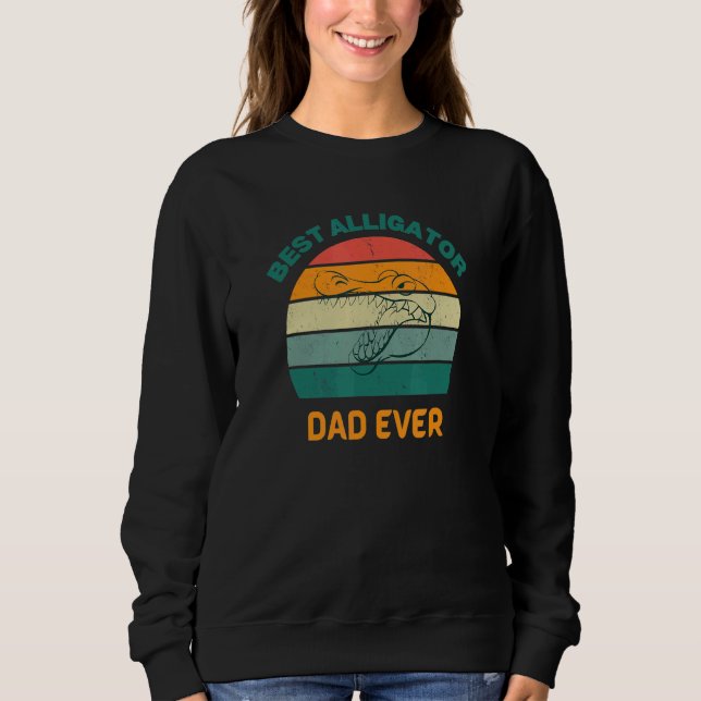 Bester Alligator-Vater überhaupt Sweatshirt (Vorderseite)