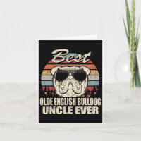 Bester älterer englischer Bulldog-Onkel je Fun-Ges