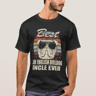 Bester älterer englischer Bulldog-Onkel je Fun-Ges T-Shirt