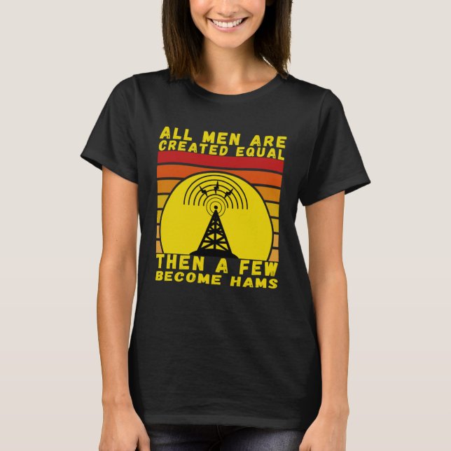Bester Amateurfunker nette I-Liebe-Radiooper T-Shirt (Vorderseite)