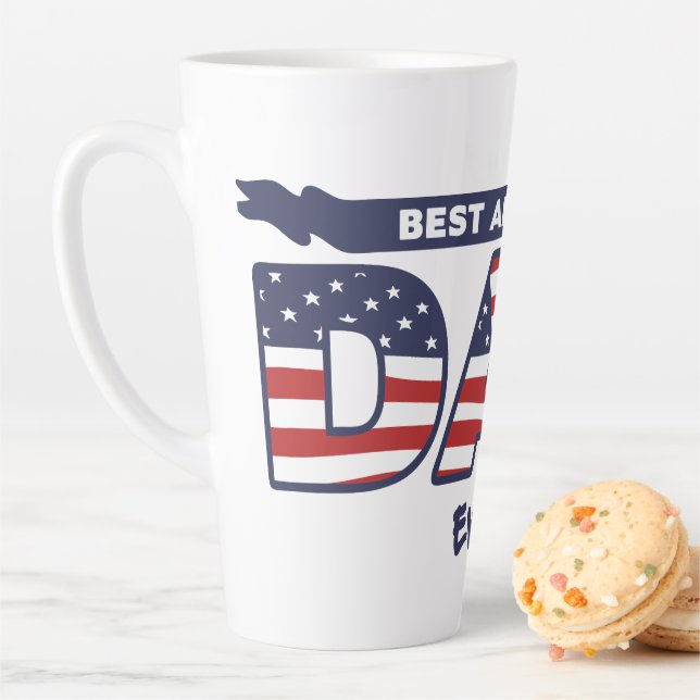 Bester American Dad Ever Milchtasse (Beispiel)