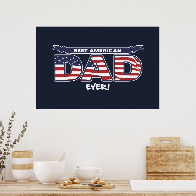 Bester American Dad Ever Poster (Küche)