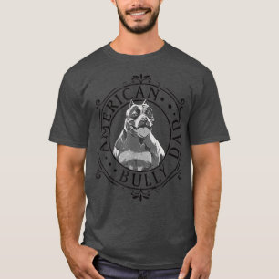 Bester amerikanischer Bully-Vater je Vintag T-Shirt