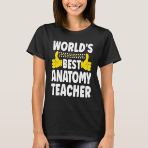 Bester Anatomie-Lehrer der Welt Jobtitel Anatomi T-Shirt