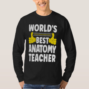 Bester Anatomie-Lehrer der Welt Jobtitel Anatomi T-Shirt