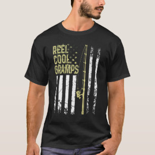 Bester Angelreiter-Mann Reel Cool Gramps für Daddy T-Shirt