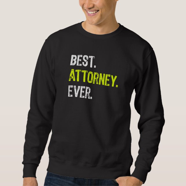 Bester Anwalt je Anwalt Sweatshirt (Vorderseite)