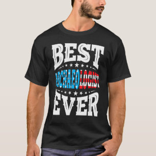 Bester Archäologe je 4. Amerikanische Unabhängigke T-Shirt