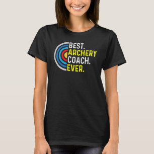 Bester Archery Coach je Bogenlehrer T-Shirt