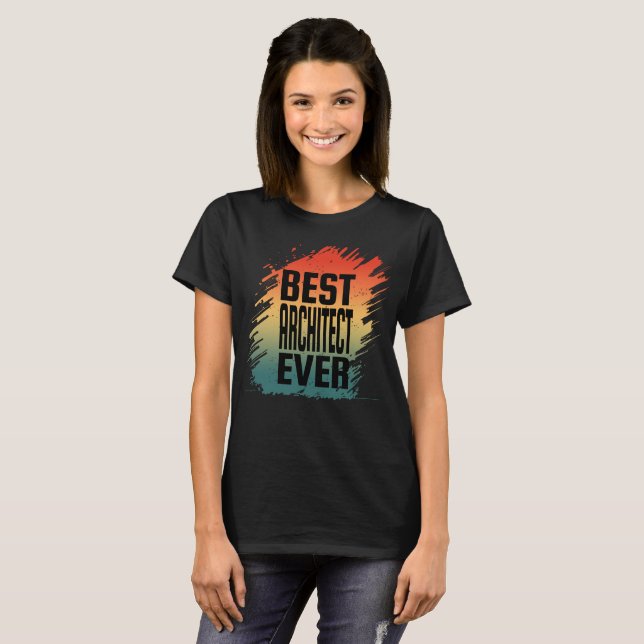 BESTER ARCHITEKT ALLE ZEITEN T-Shirt (Vorne ganz)