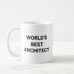 Bester Architekt der Welt Lustiges Karriere-Kolleg Kaffeetasse
