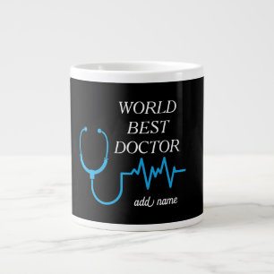 Bester Arzt aller Zeiten Personalisierte Dankeschö Jumbo-Tasse
