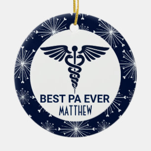 Bester Arzt-Assistent je PA-Geschenk Keramik Ornament