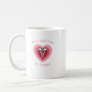 Bester Arzt Der Stadt Herz Medizinisches Design Kaffeetasse