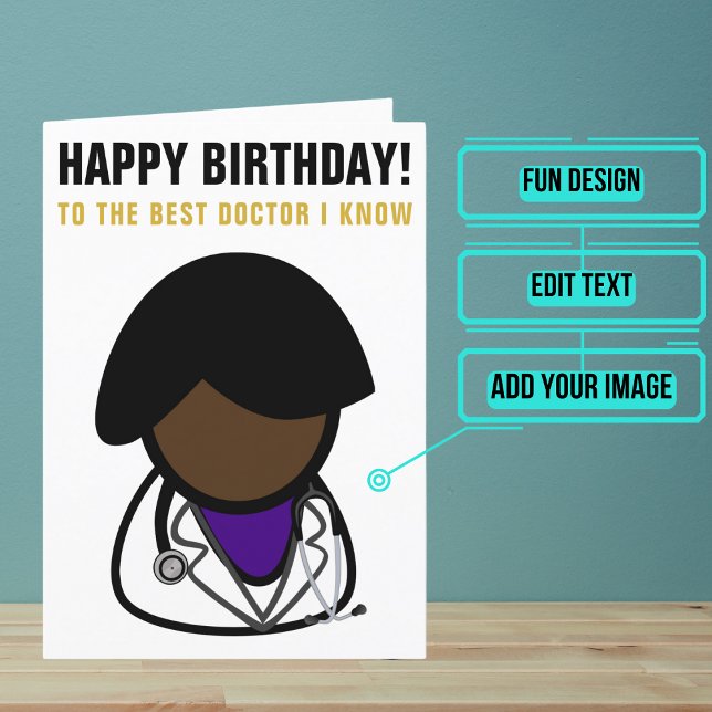 Bester Arzt I Know Birthday Karte (This funny birthday card is for the physician / doctor friend or family member in your life.)