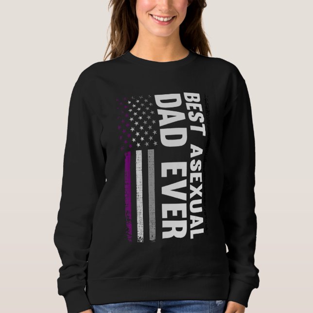 Bester asexueller Vater je CD-ROM-Staffel Sweatshirt (Vorderseite)