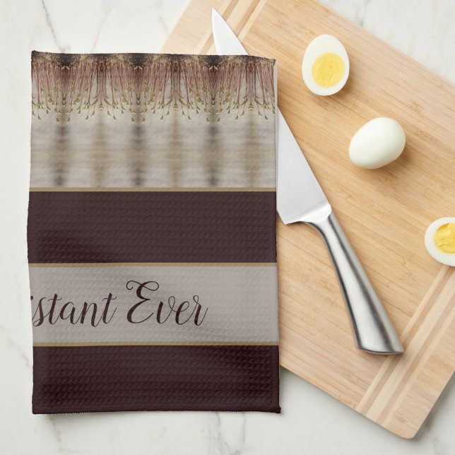 Bester Assistent je Geschirrtuch (Viertel Falte)