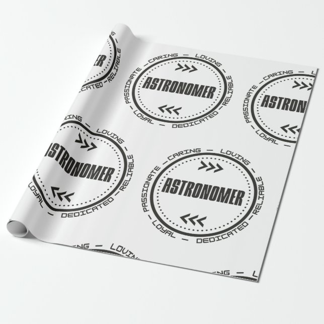 Bester Astronom Geschenkpapier (Ungerollt)