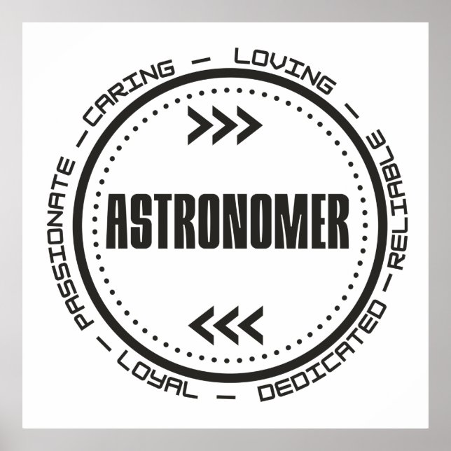 Bester Astronom Poster (Vorne)