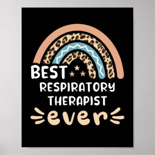 Bester Atemtherapeut je Leopard Rainbow Gi Poster
