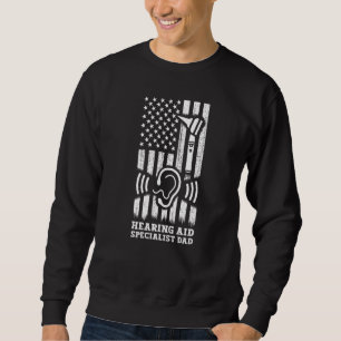 Bester Audiologe Papa Hörprobleme Hörakustiker Spe Sweatshirt