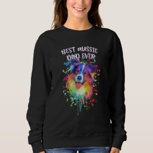 Bester Aussie-Vater überhaupt Australischer Schäfe Sweatshirt