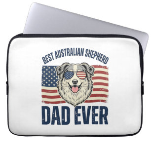 Bester Australian Shepherd Vater Aller Zeiten Patr Laptopschutzhülle