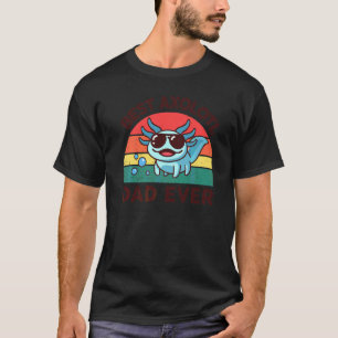 Bester Axolotl-Vater Aller Mexikanischer Laufender T-Shirt