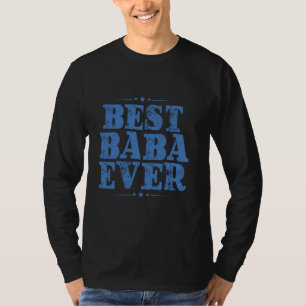 Bester Baba Allerlustigster Großvater Retro Famili T-Shirt