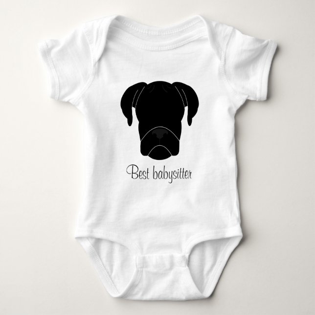 Bester Babysitter Baby Strampler (Vorderseite)