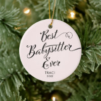 Bester Babysitter je moderne Kalligraphie