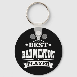 Bester Badminton-Spieler Schlüsselanhänger