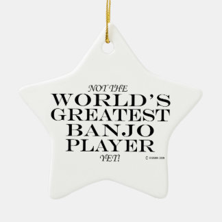 Bester Banjo Player und Keramik Ornament