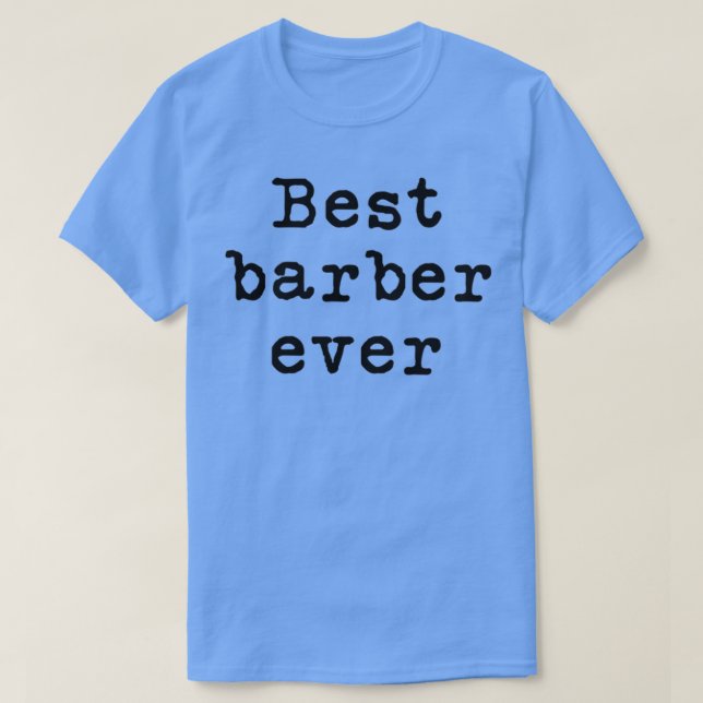 Bester Barber je 2 T-Shirt (Design vorne)