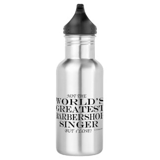 Bester Barbershop Singer Spieler Nah Stainless Edelstahlflasche