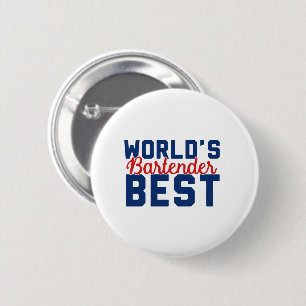 Bester Barkeeper der Welt Button