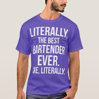 Bester Barkeeper für Ba. Funny Gift T-Shirt