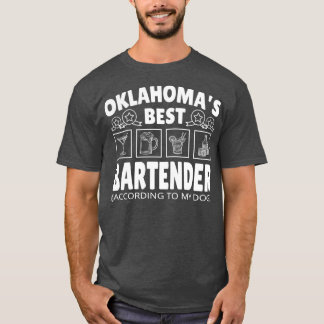 Bester Barkeeper Oklahoma T-Shirt