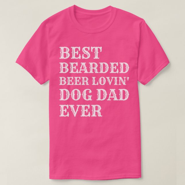 Bester Bartbeer Lovin Vater T-Shirt (Design vorne)