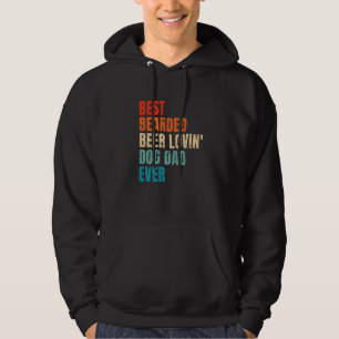 Bester bärtiger bierliebender Hundepapa aller Zeit Hoodie
