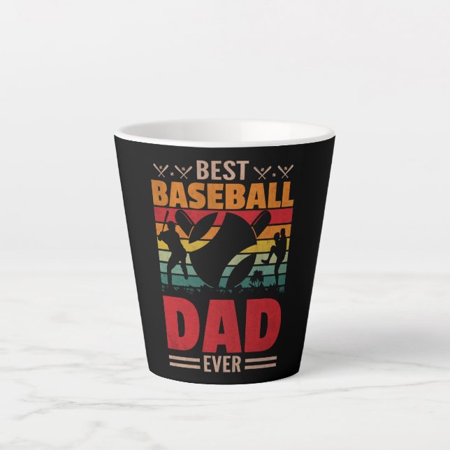 Bester Baseball-Vater je Milchtasse (Vorderseite)