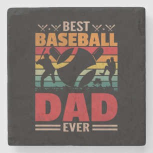 Bester Baseball-Vater je Steinuntersetzer