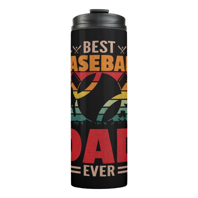 Bester Baseball-Vater je Thermosbecher (Vorderseite)