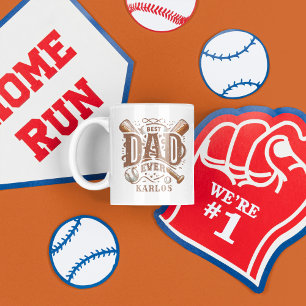Bester Baseball-Vater je Vatertag Kaffeetasse